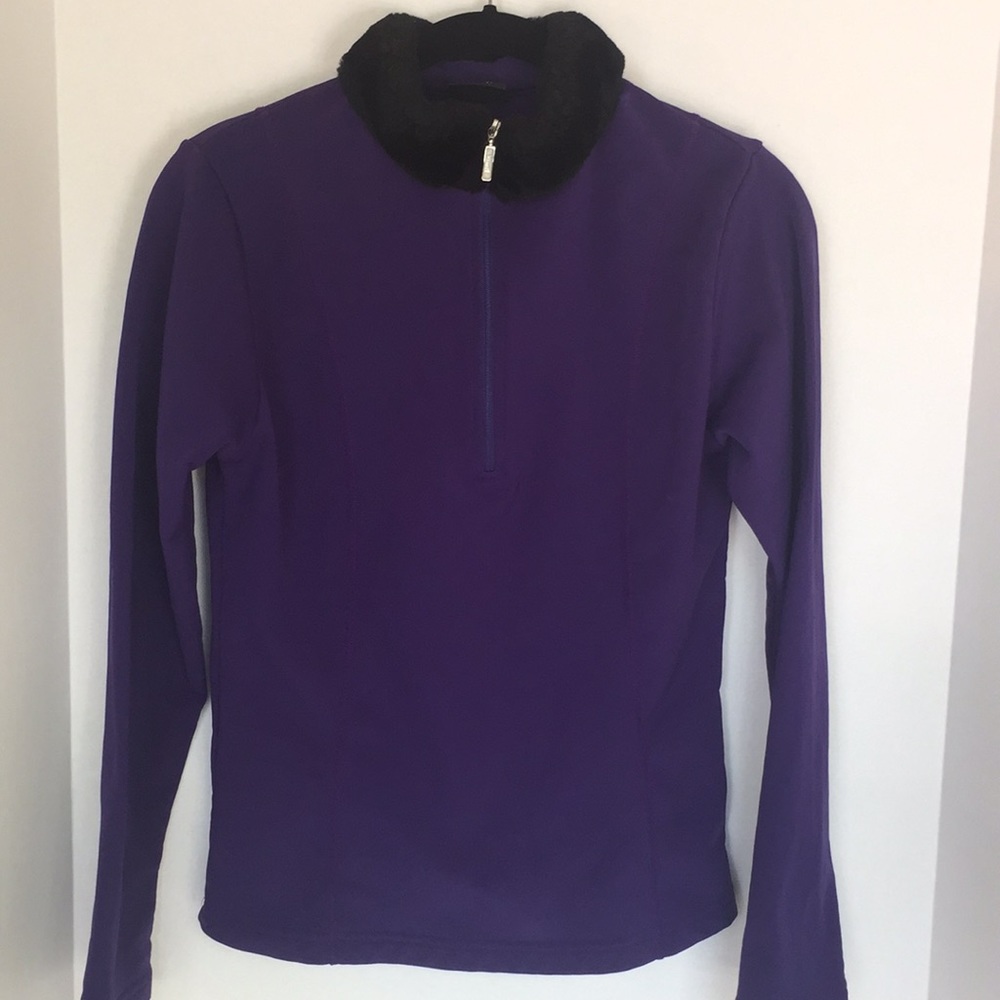 Zip neck turtleneck